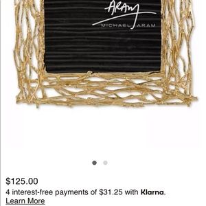 Michael Aram Gold Twig picture frame